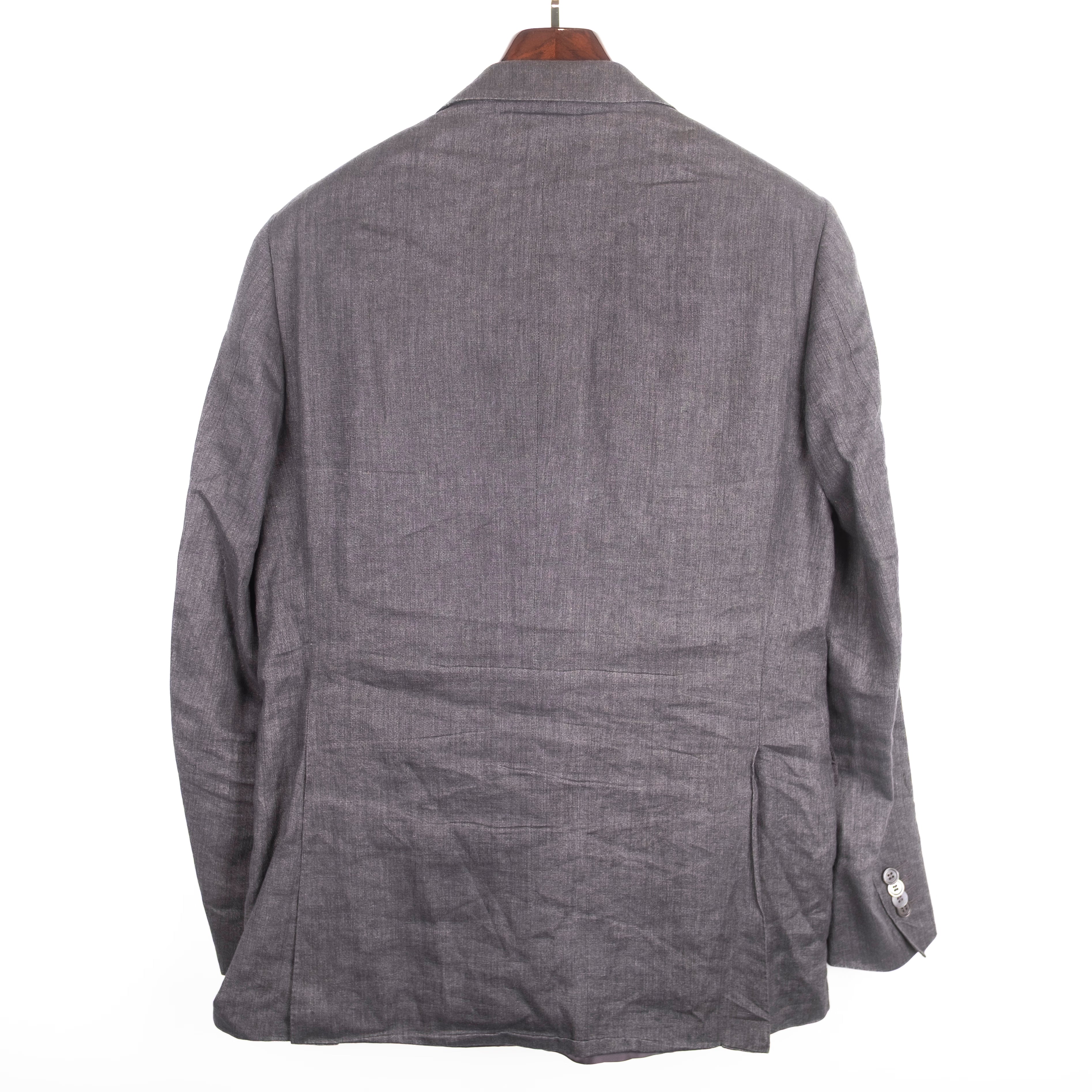 Grey Silk/Linen Suit