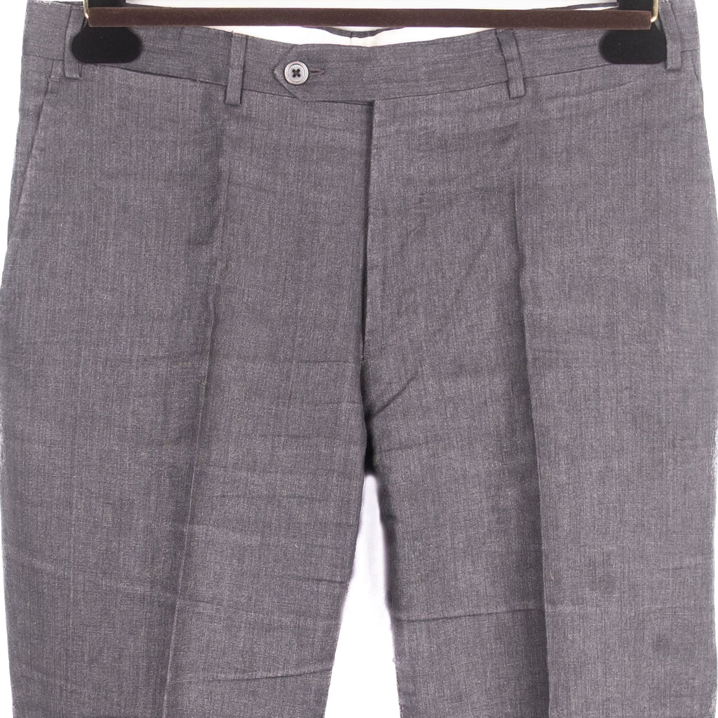 Grey Silk/Linen Suit