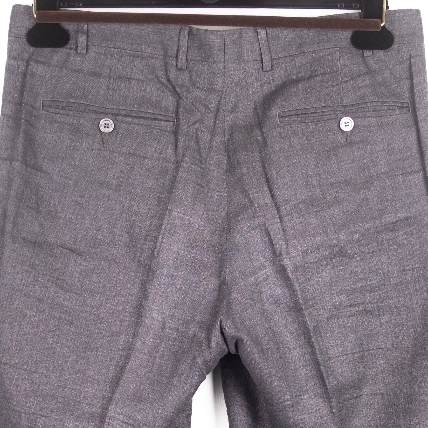 Grey Silk/Linen Suit