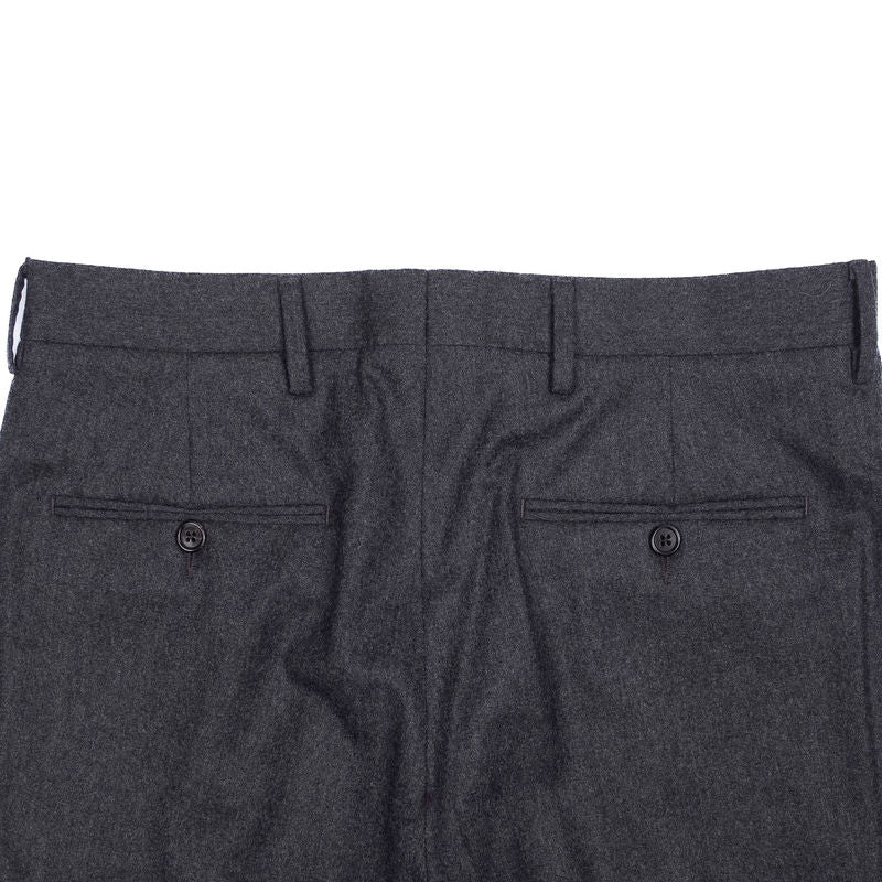 Neapolitan Hand Tailored Grey Flannel Dress Trouser Sz 48