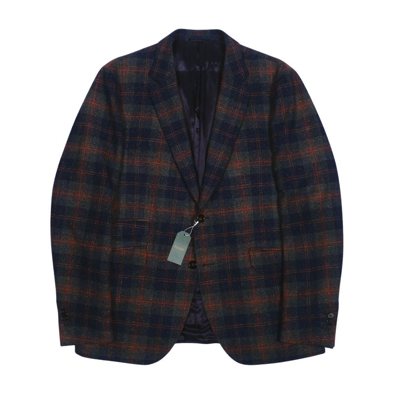 Timothy Everest Wool/Silk Blue, Green and Red Checks Sport Coat
