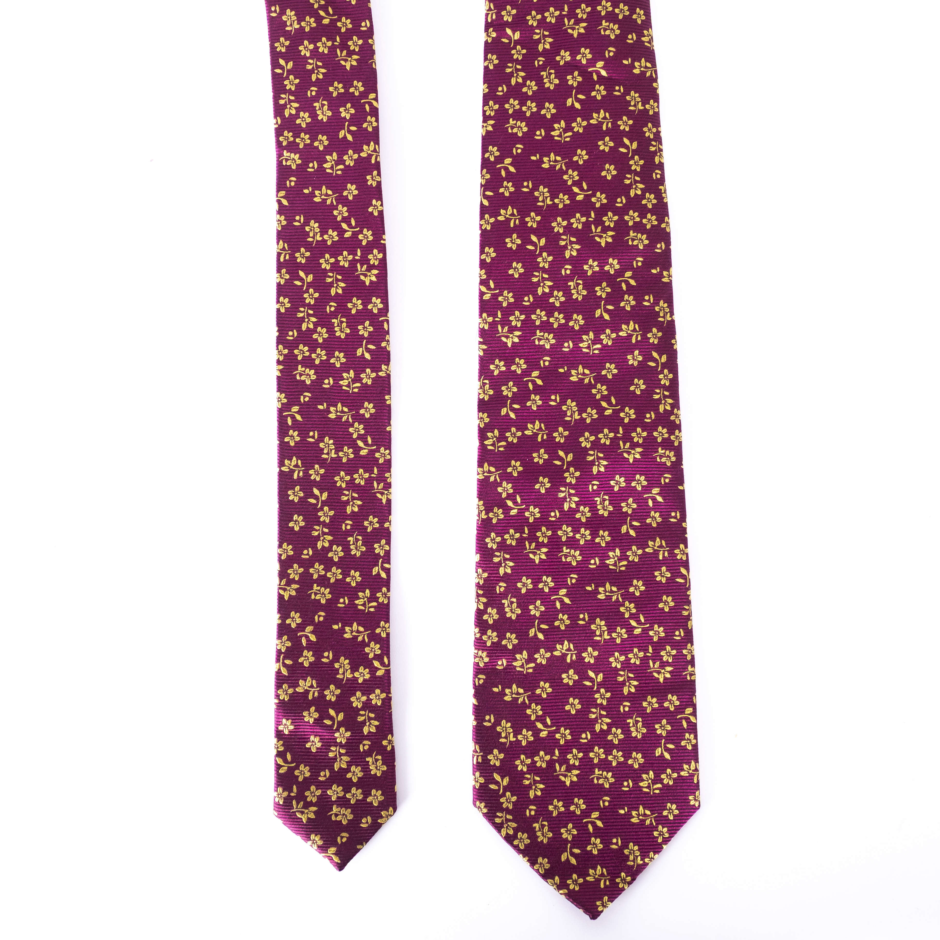 Purple Floral Tie