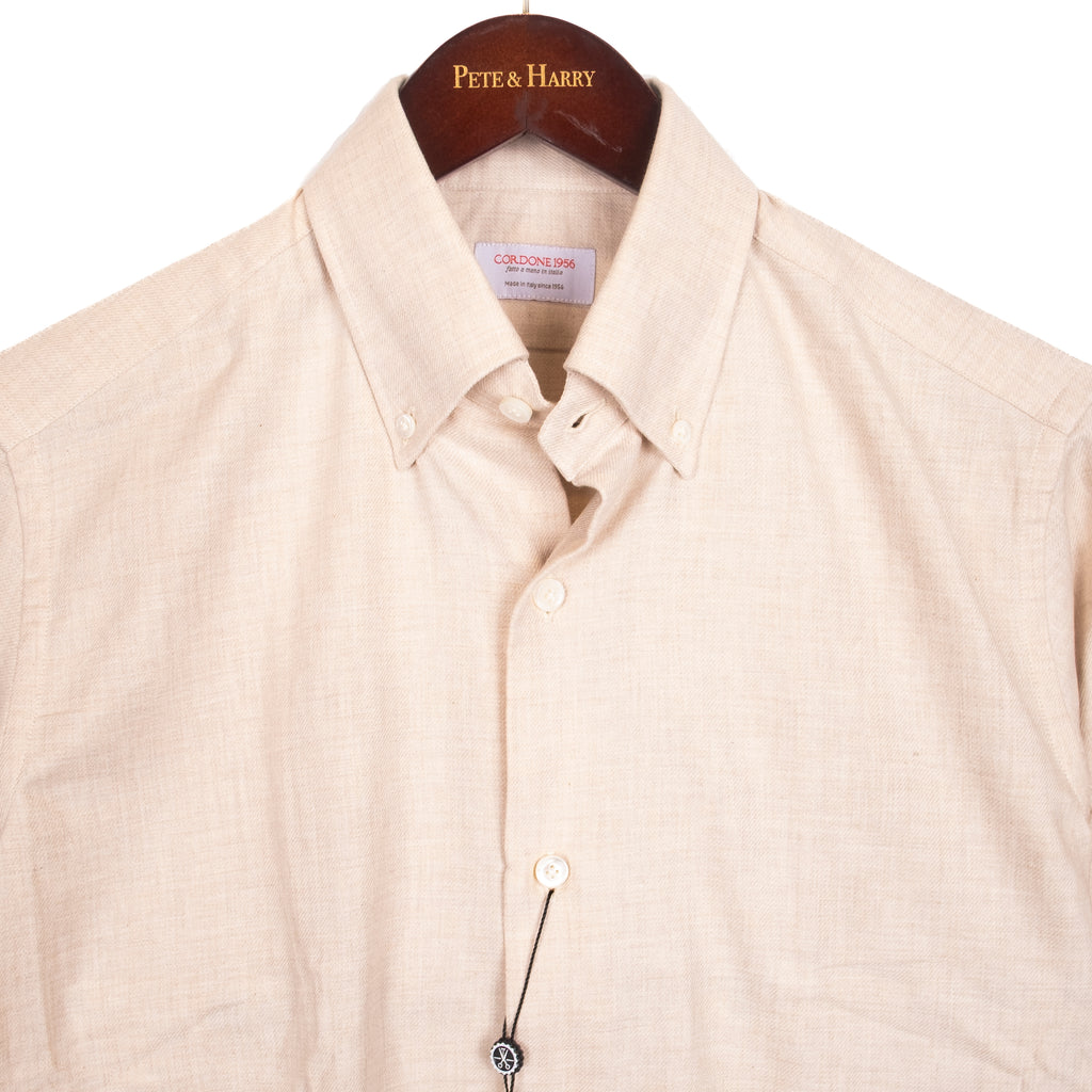 Beige Buttondown Shirt