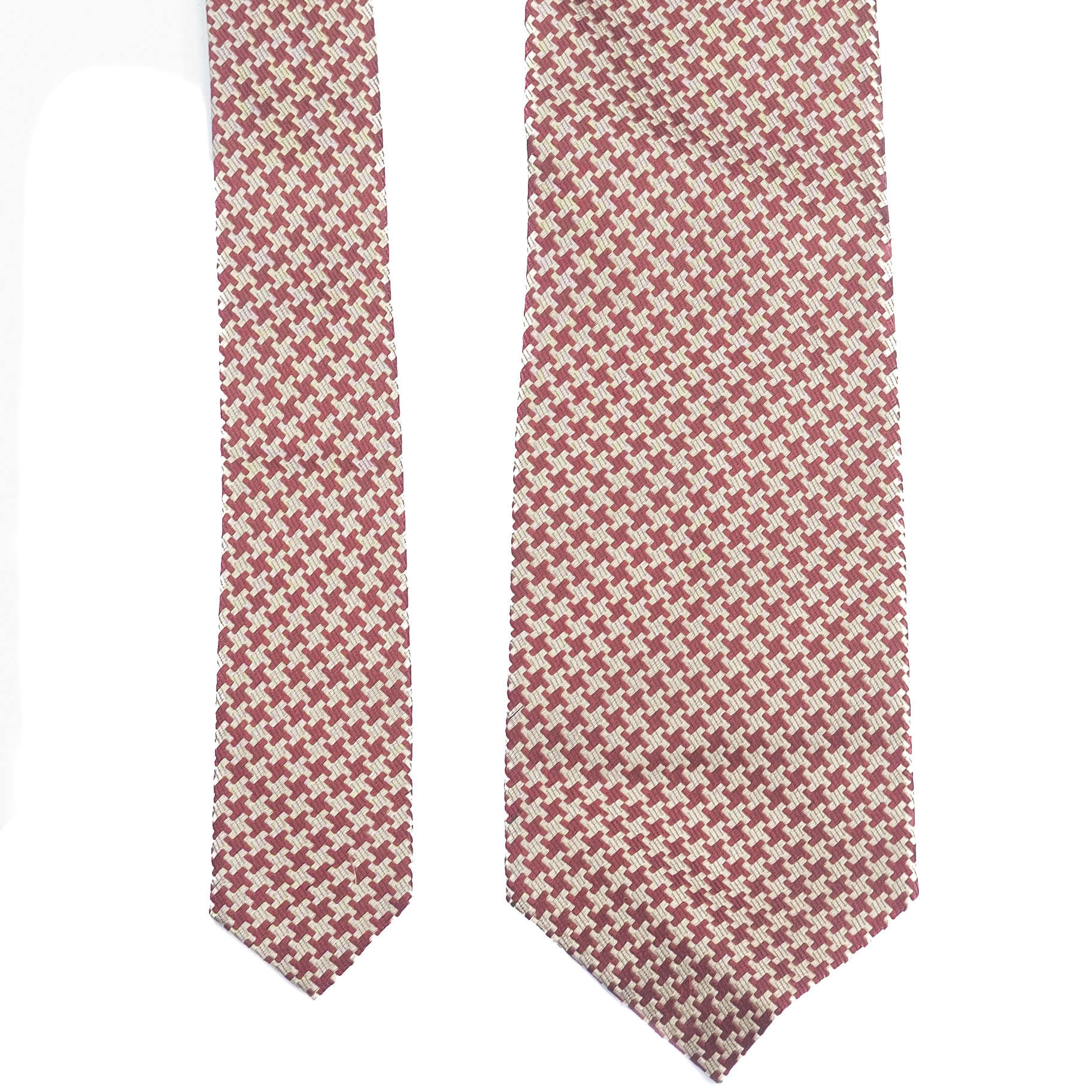 Burgundy Cross Tie