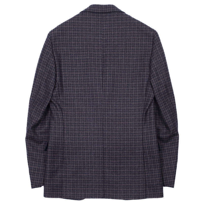 Brown and Blue Checks Wool Sport Coat