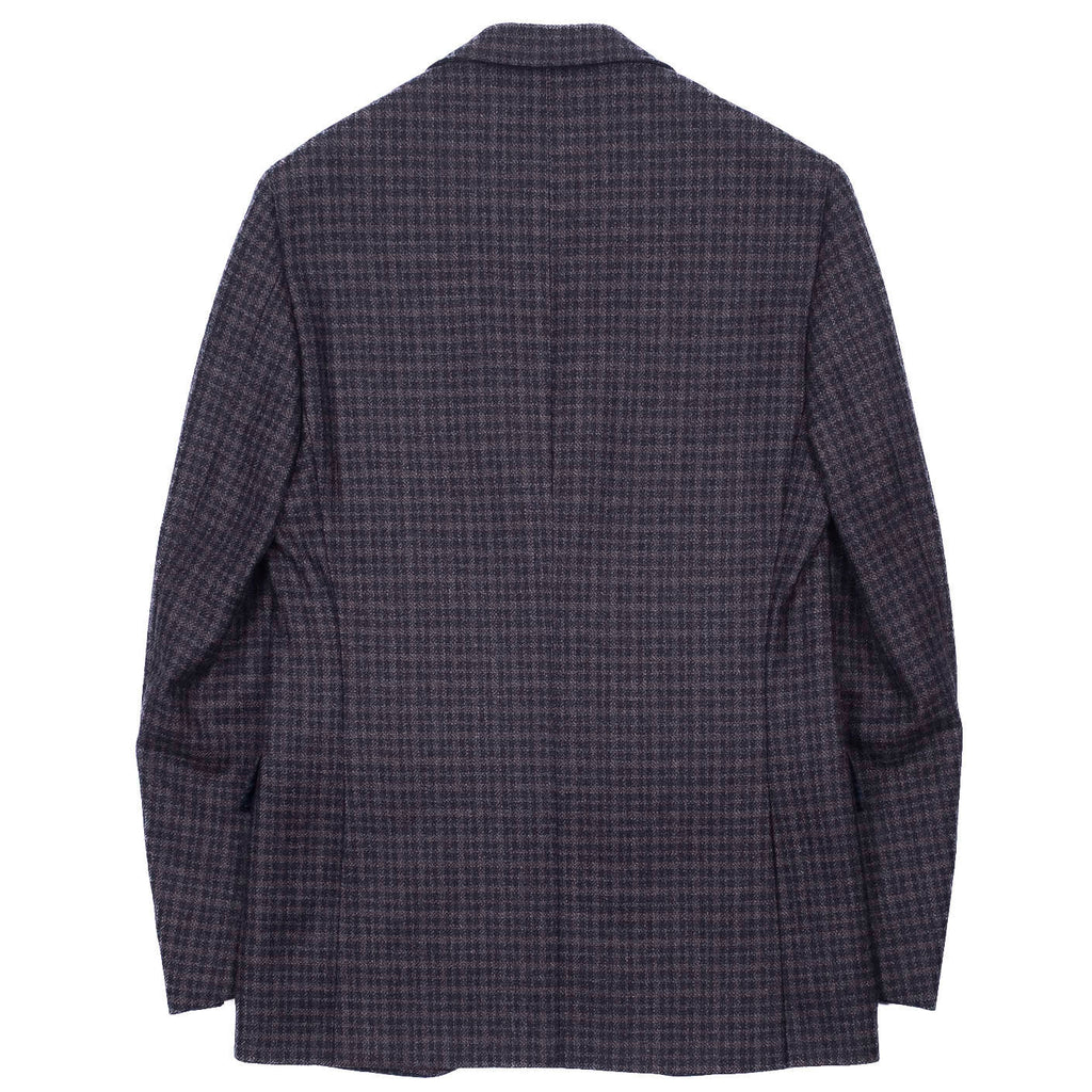 Brown and Blue Checks Wool Sport Coat