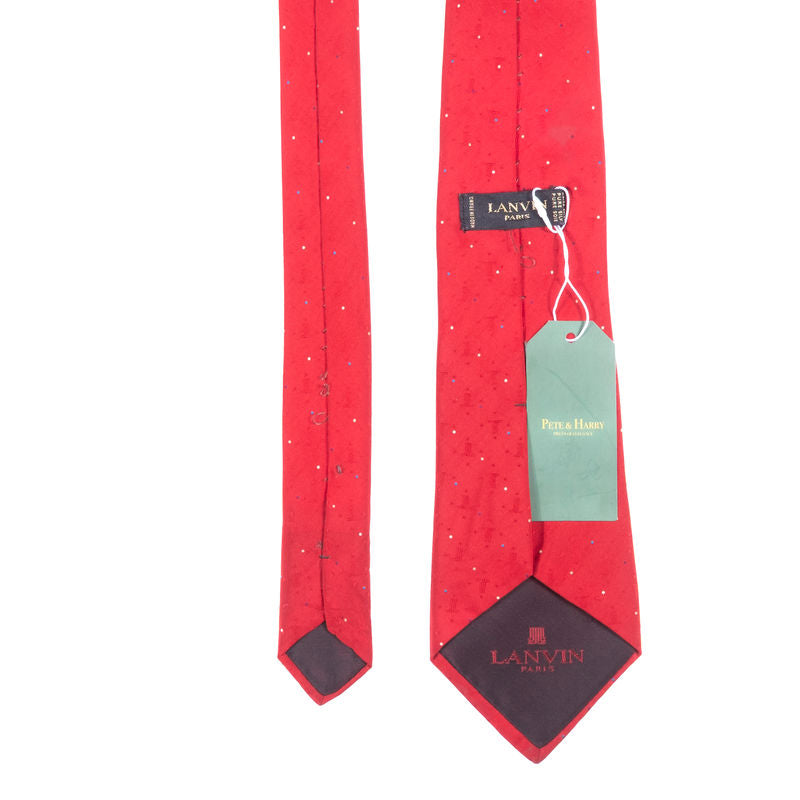 Lanvin Red Tie