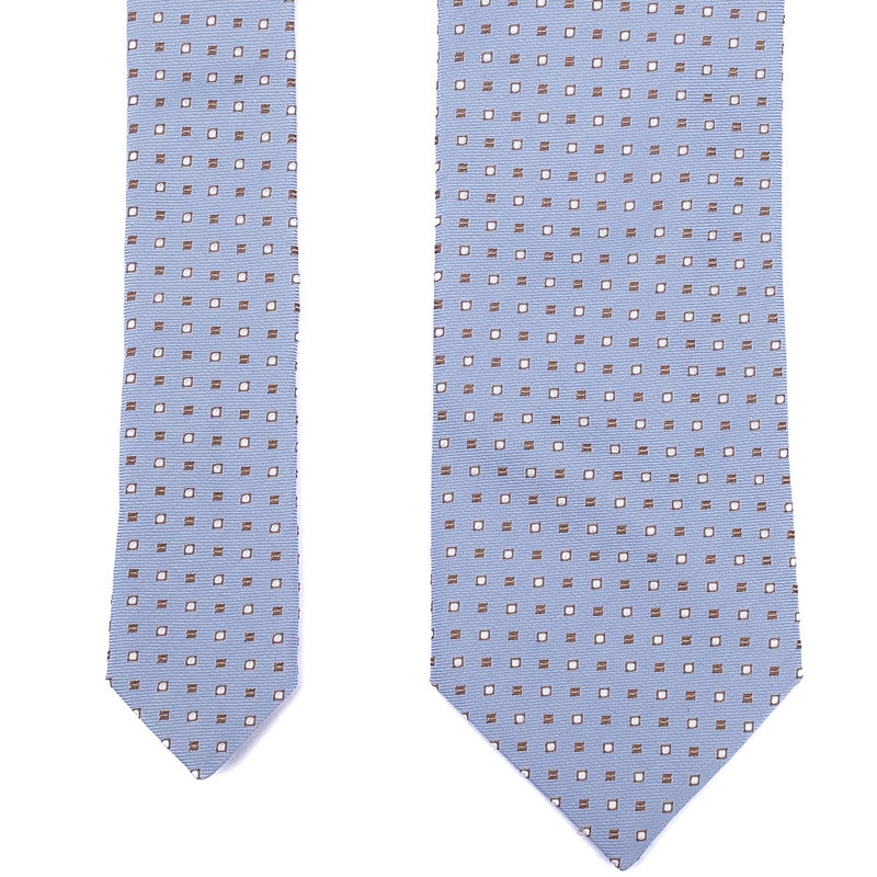 Light Blue Patterned Tie