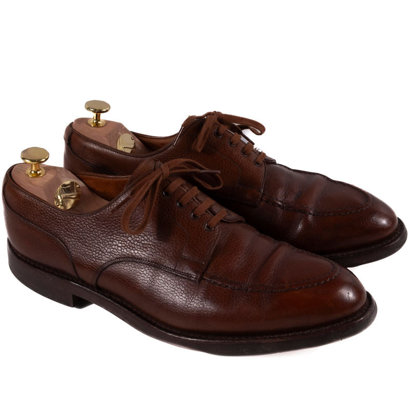 Polo Ralph Lauren Brown Grain Leather Derbies