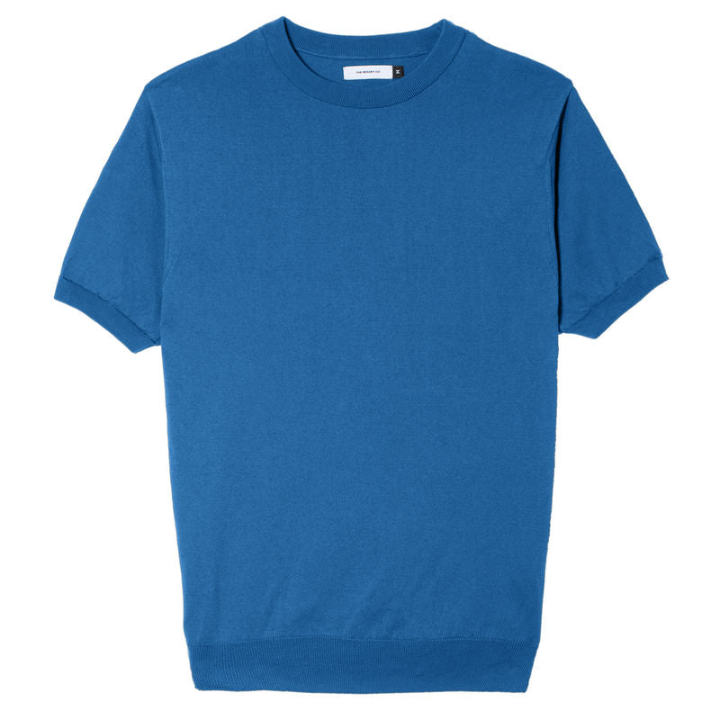 Knitted Tee Azure