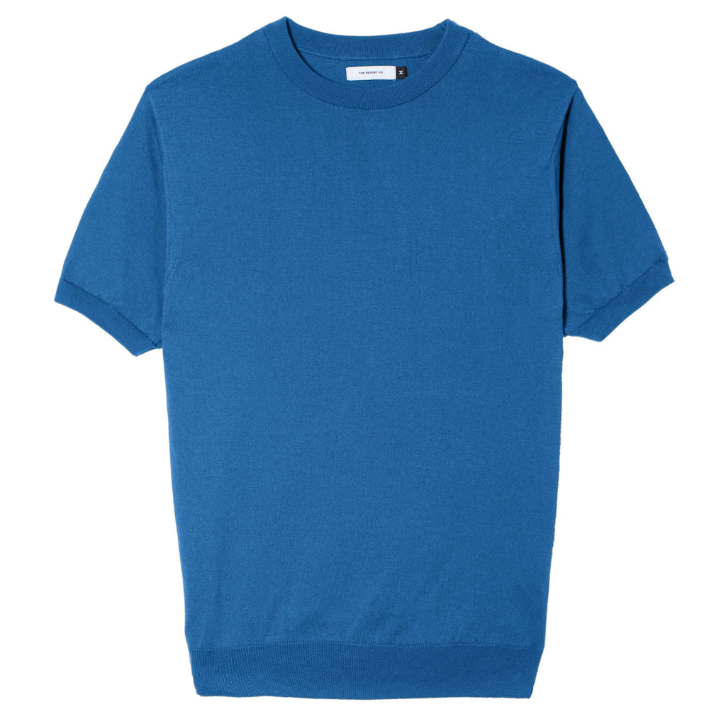 Knitted Tee Azure - Regular Retail Price 1390 Kr