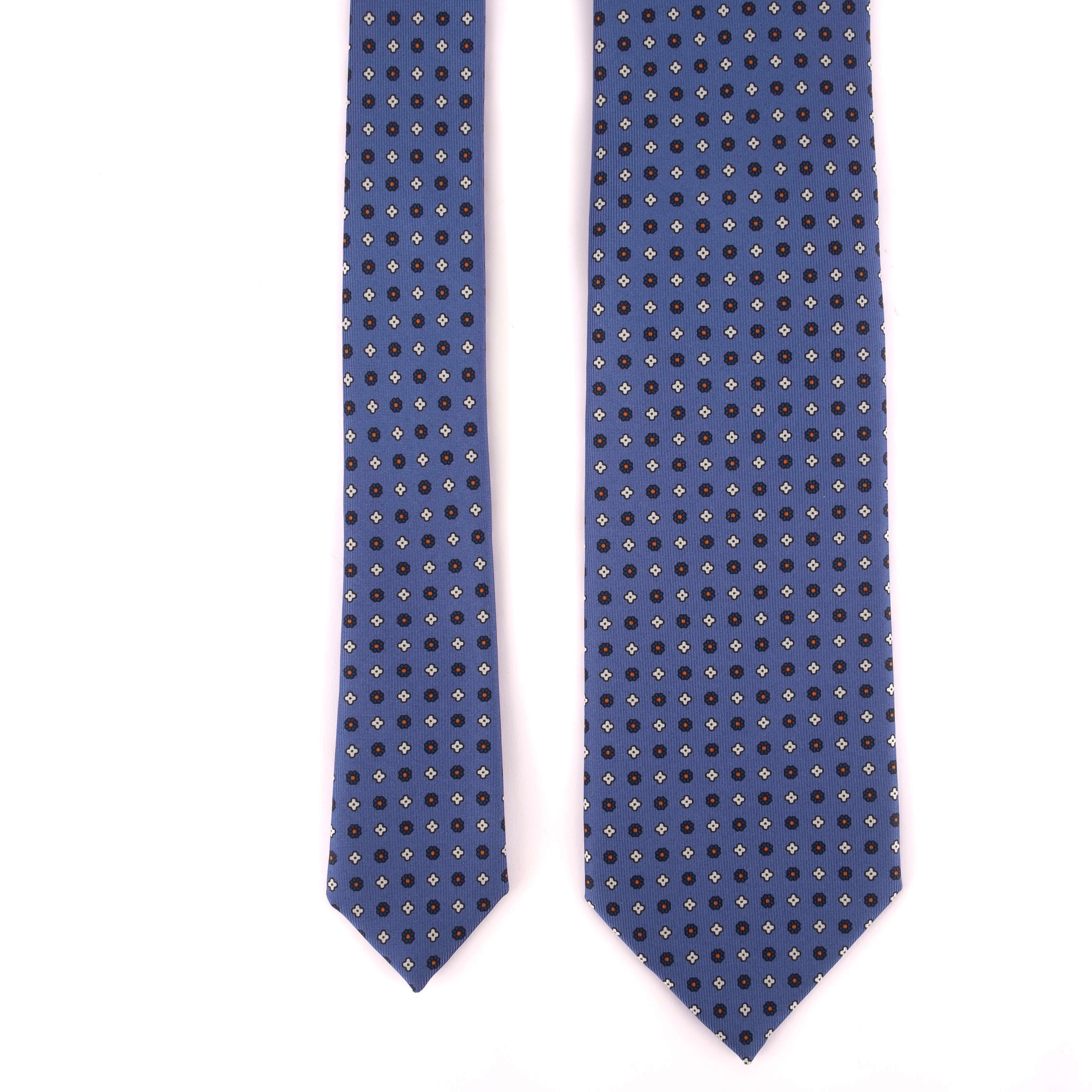 Blue Patterned Tie