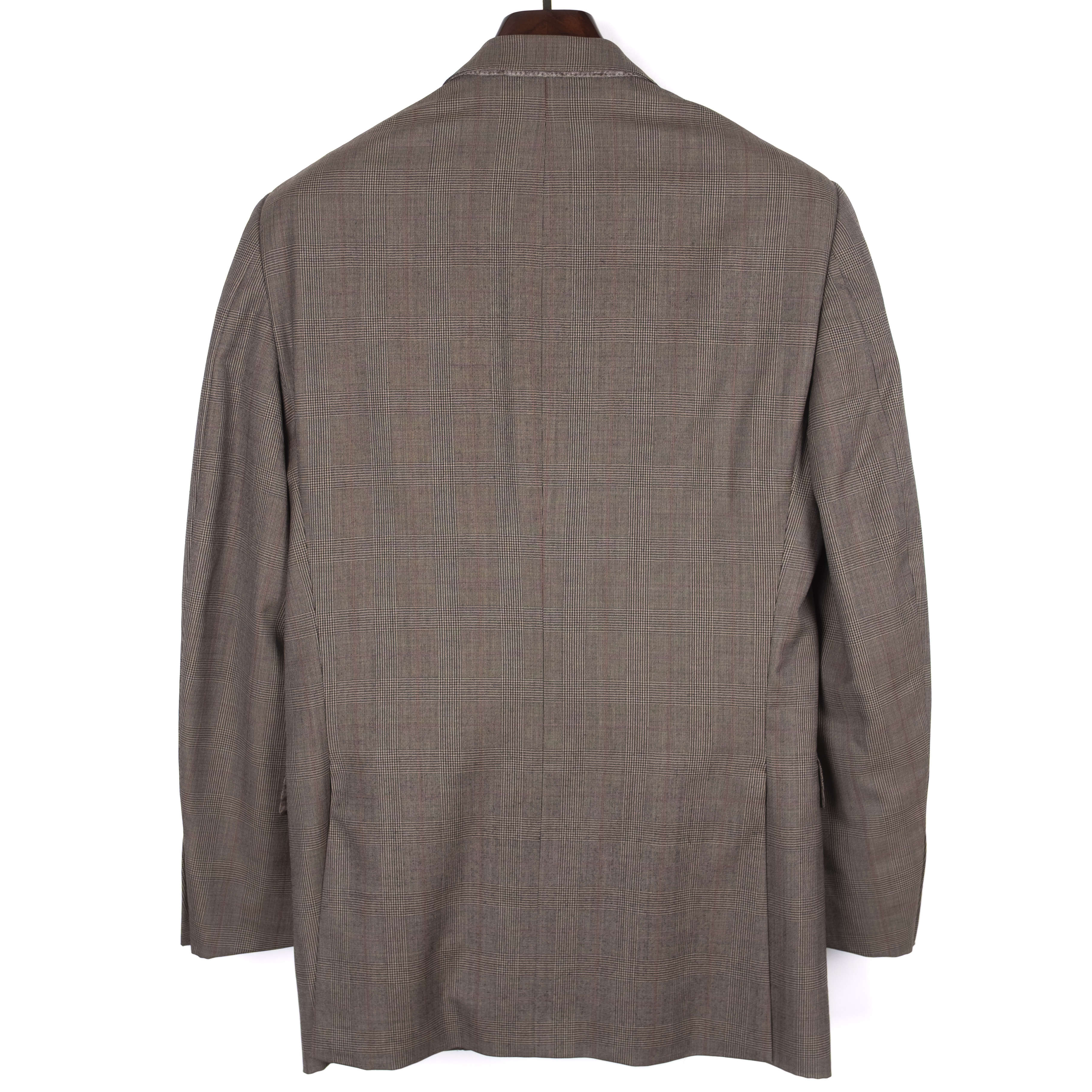 Brown Checked Suit