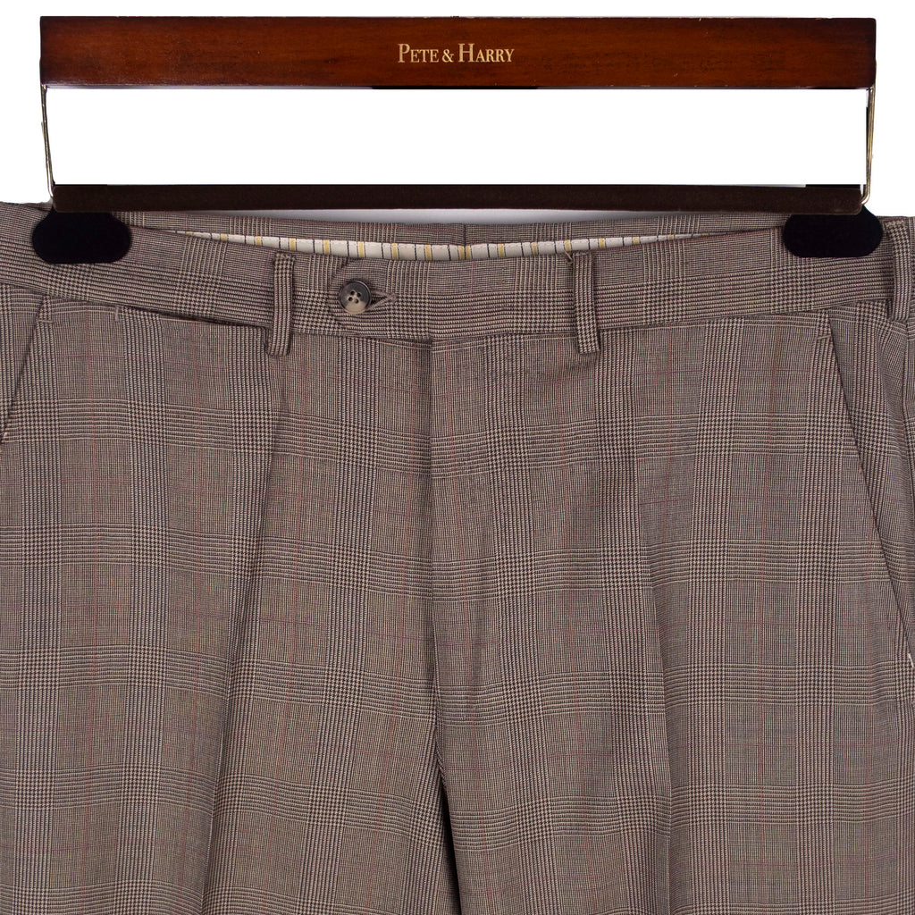 Brown Checked Suit