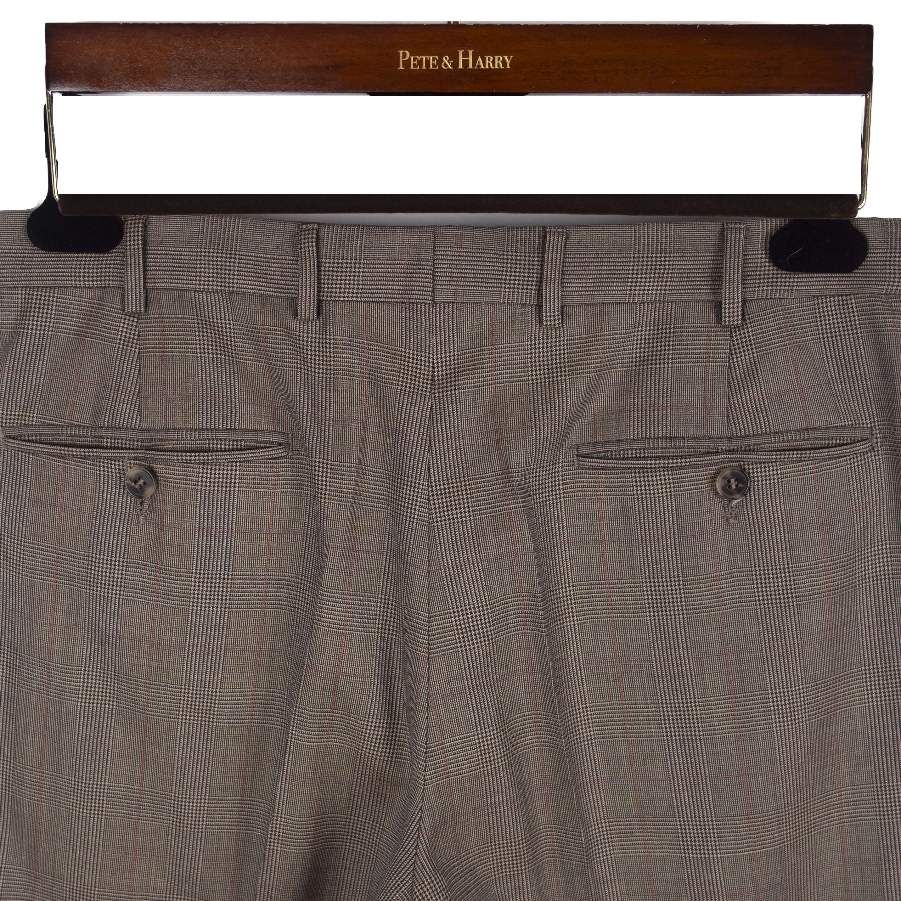 Brown Checked Suit