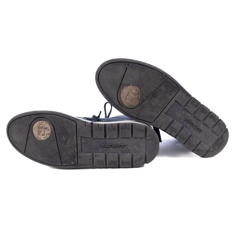 Dior Blue High Top Sneaker