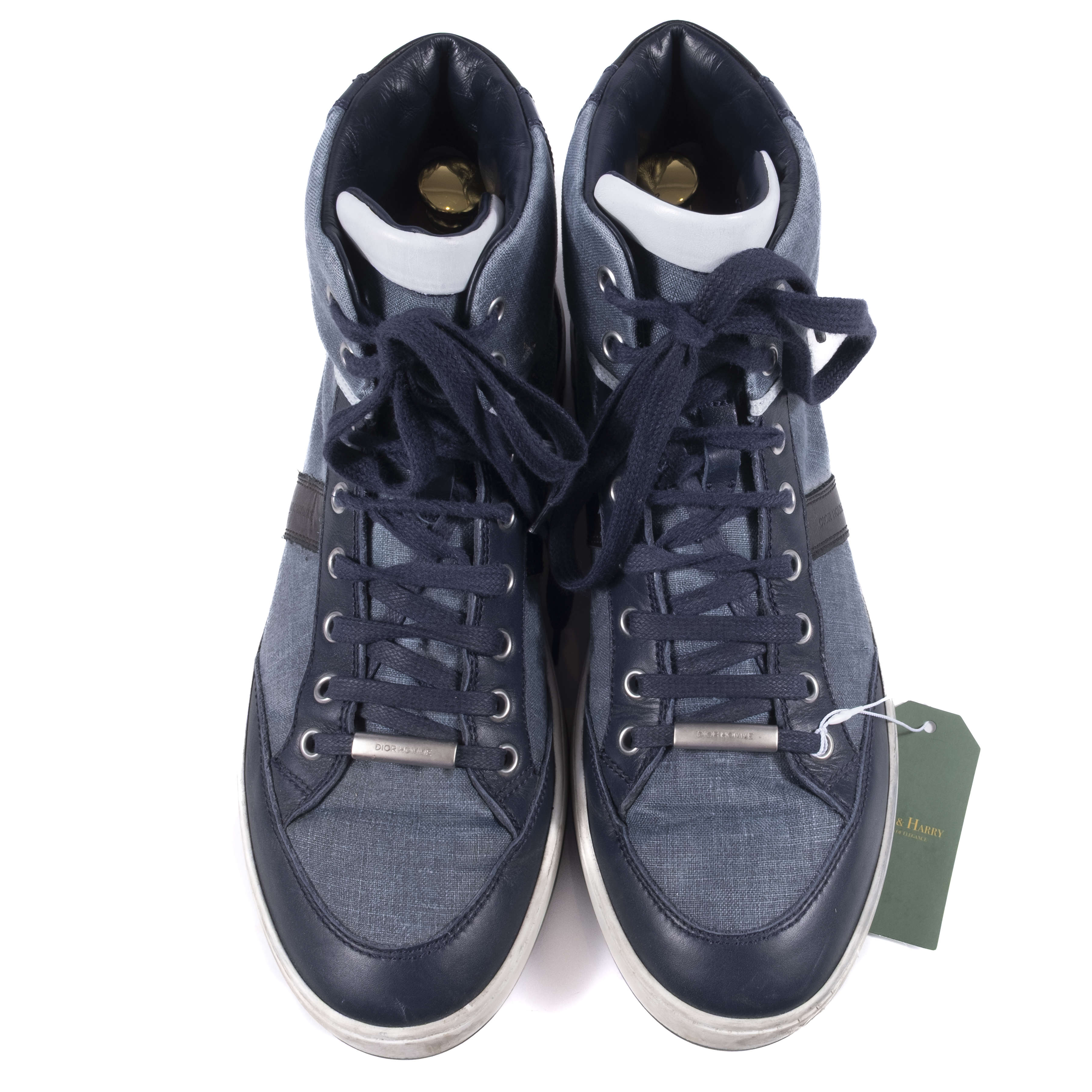 Dior Blue High Top Sneaker