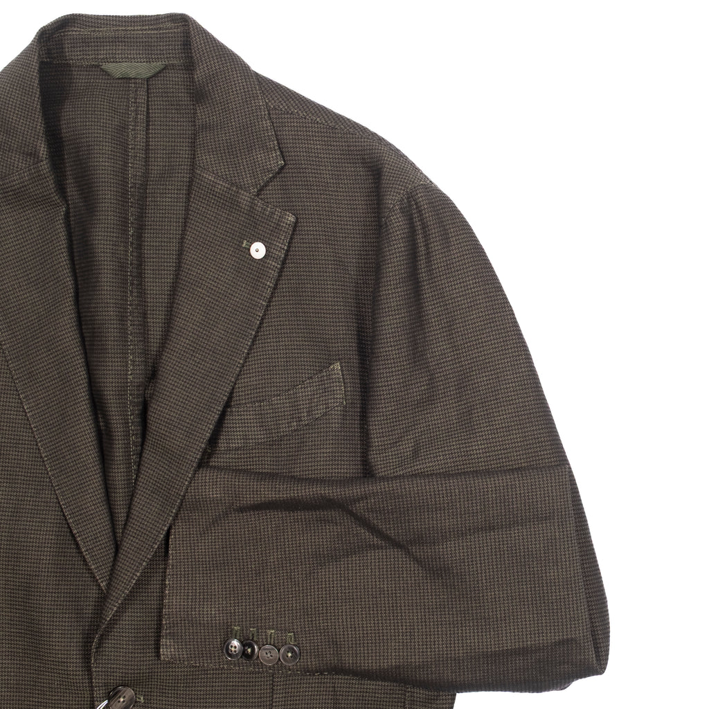 L.B.M. 1911 Green Linen/Cotton Sport Coat