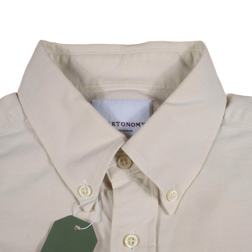 Cream Buttondown Shirt Sz 37.5