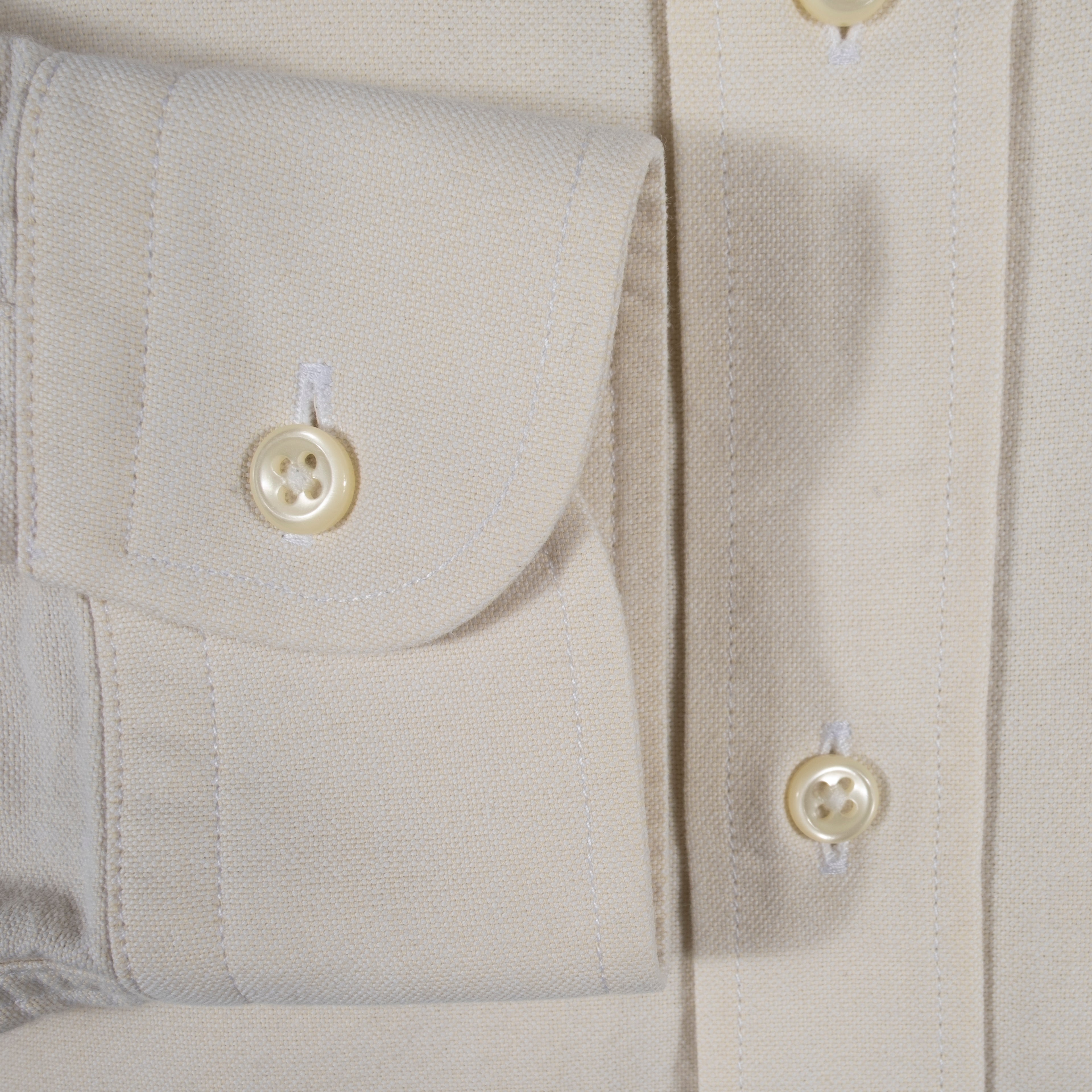 Cream Buttondown Shirt Sz 37.5