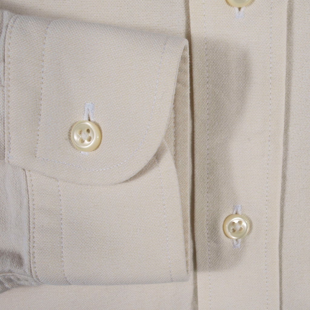 Cream Buttondown Shirt Sz 37.5