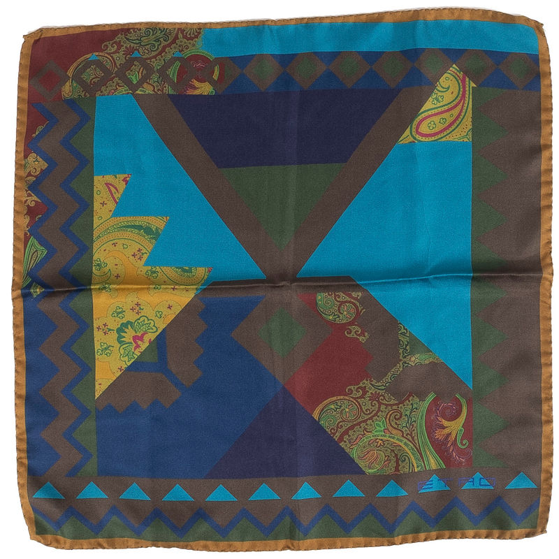 Etro Multicoloured Pocket Square