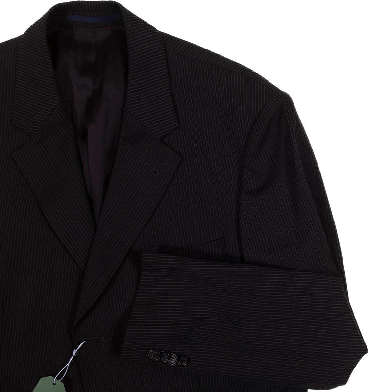 Burberry Charcoal Striped Suit Sz 52