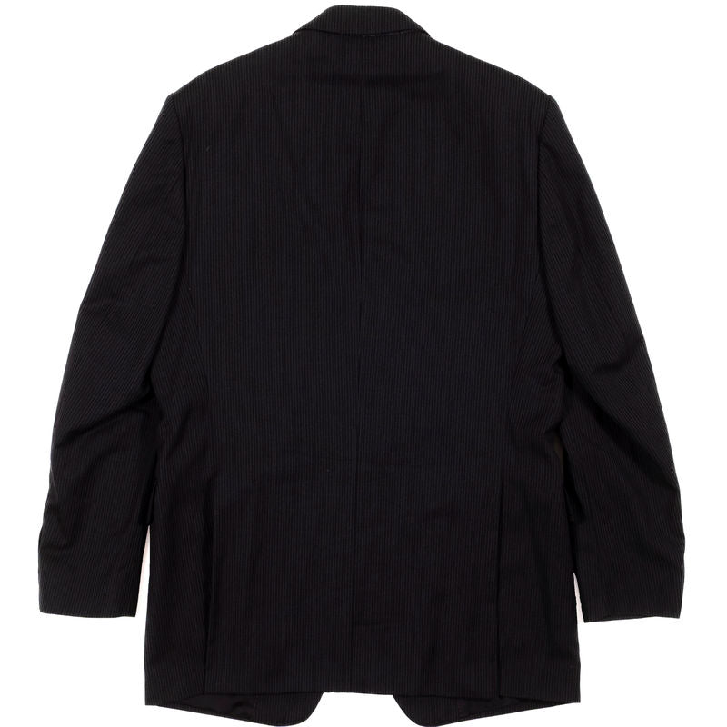 Burberry Charcoal Striped Suit Sz 52