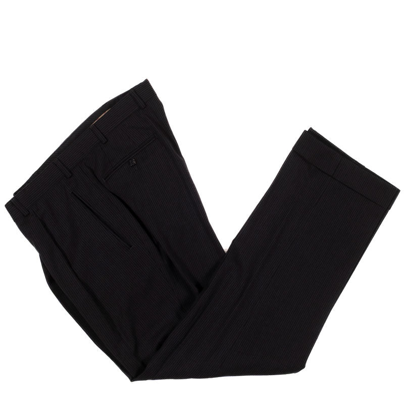 Burberry Charcoal Striped Suit Sz 52