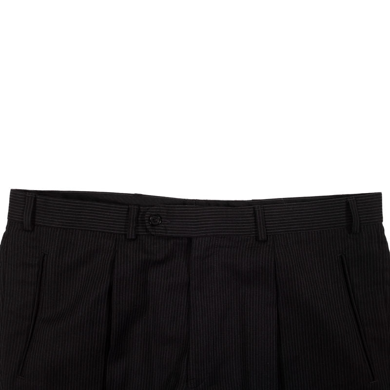 Burberry Charcoal Striped Suit Sz 52