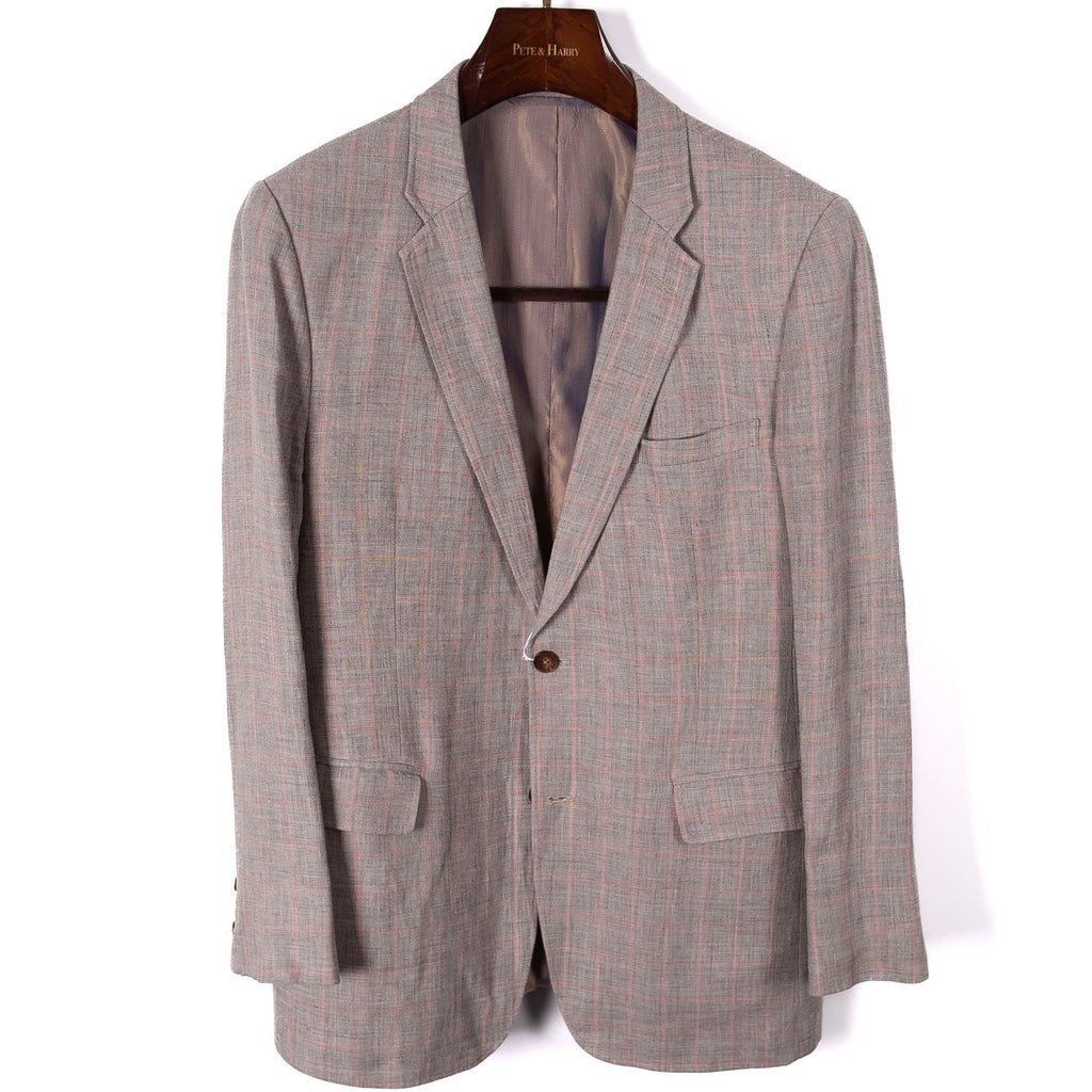 Beige Checked Sport Coat