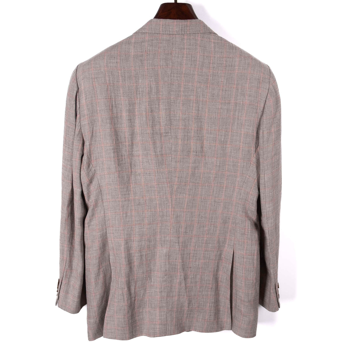 Beige Checked Sport Coat