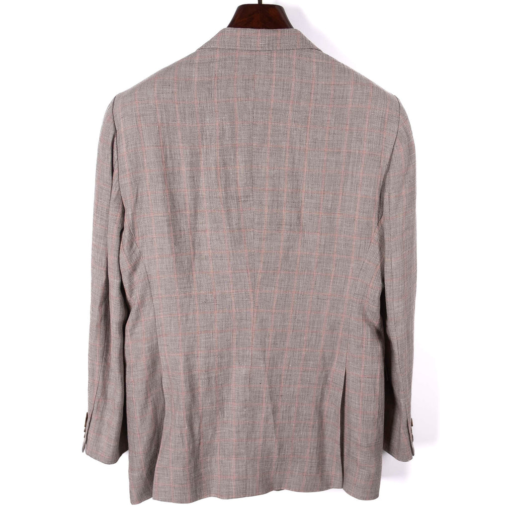 Beige Checked Sport Coat