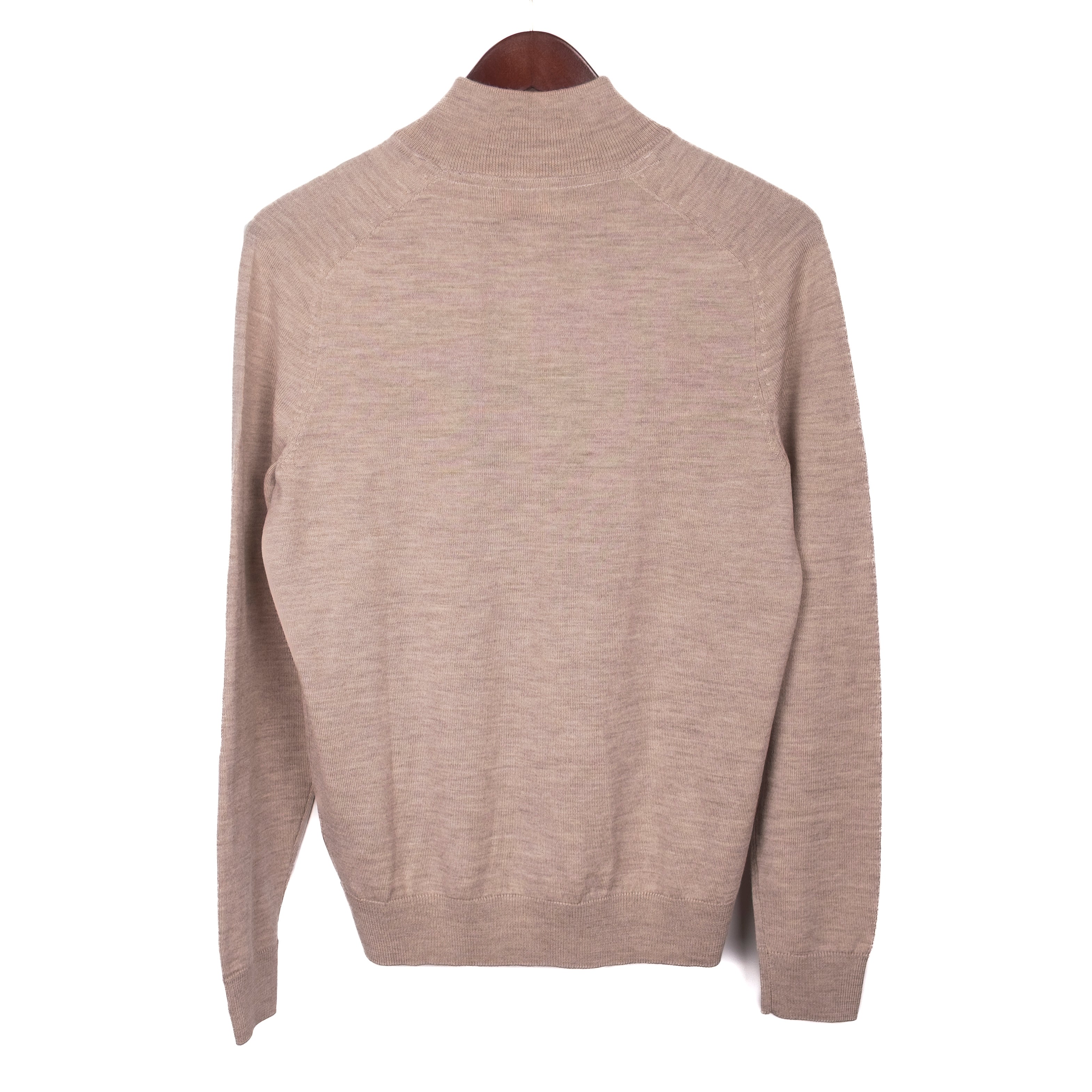 Taupe Quarter Zip Sweater