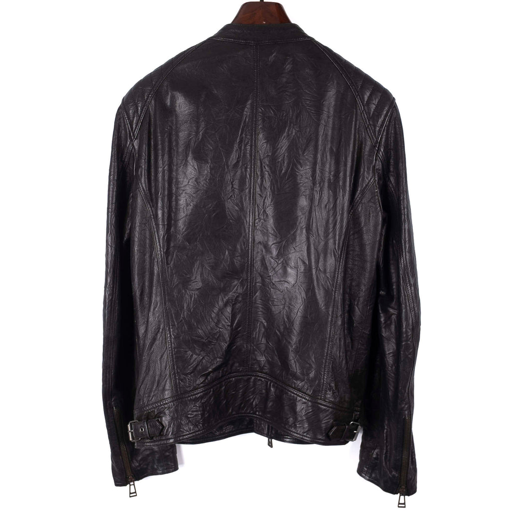 Black Leather Moto Jacket