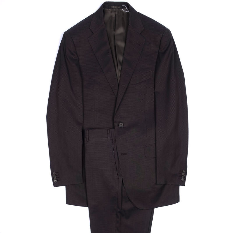 Grey Mini Houndstooth Suit