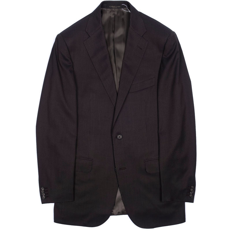 Grey Mini Houndstooth Suit