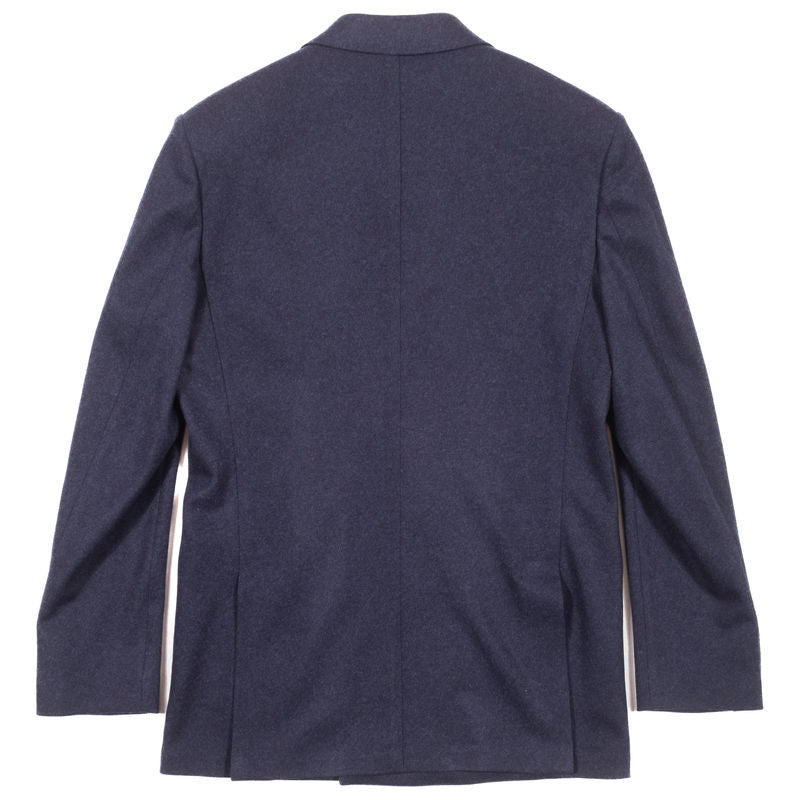 Est Retail Price 13 000 SEK - Eduardo de Simone Navy Double Breasted Flannel Sport Coat 48