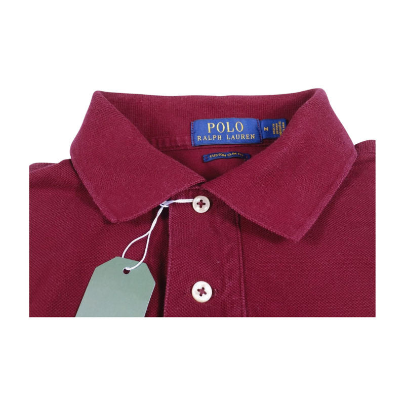 Polo Ralph Lauren Burgundy Polo Shirt Sz M