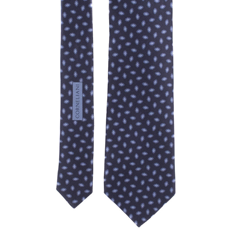 Navy Patterned Tie