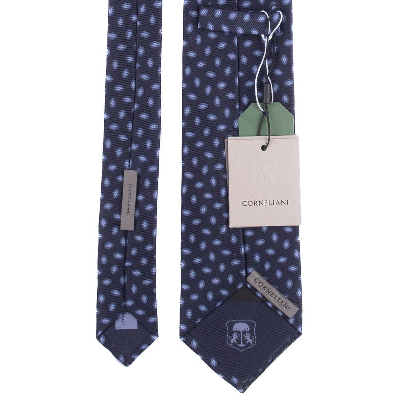 Navy Patterned Tie