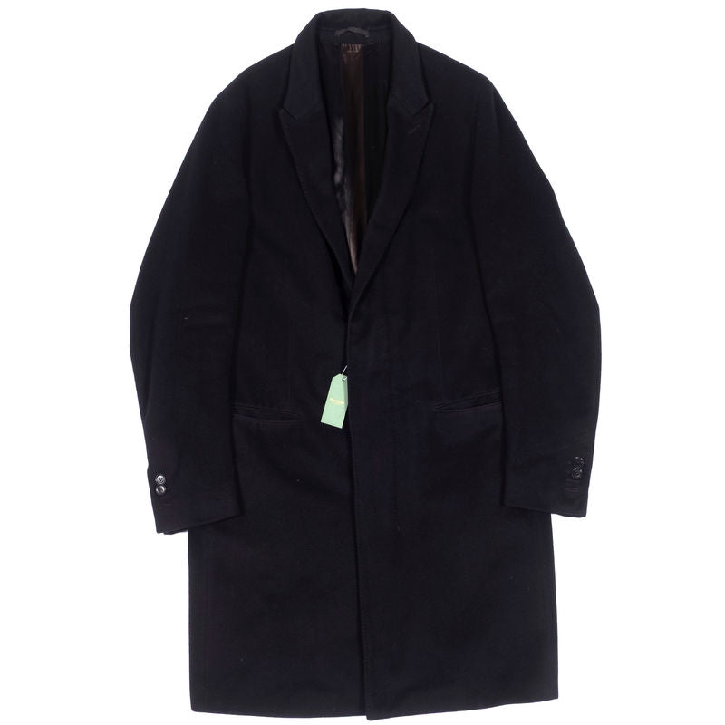 Zegna Black Wool/Cashmere Winter Coat