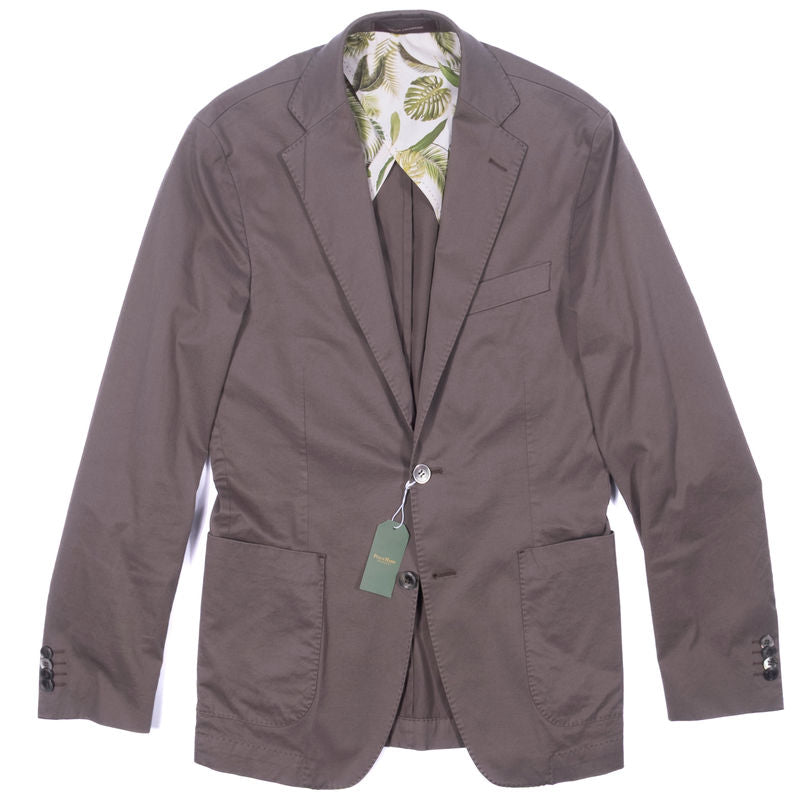 Oscar Jacobson Green Cotton Sport Coat