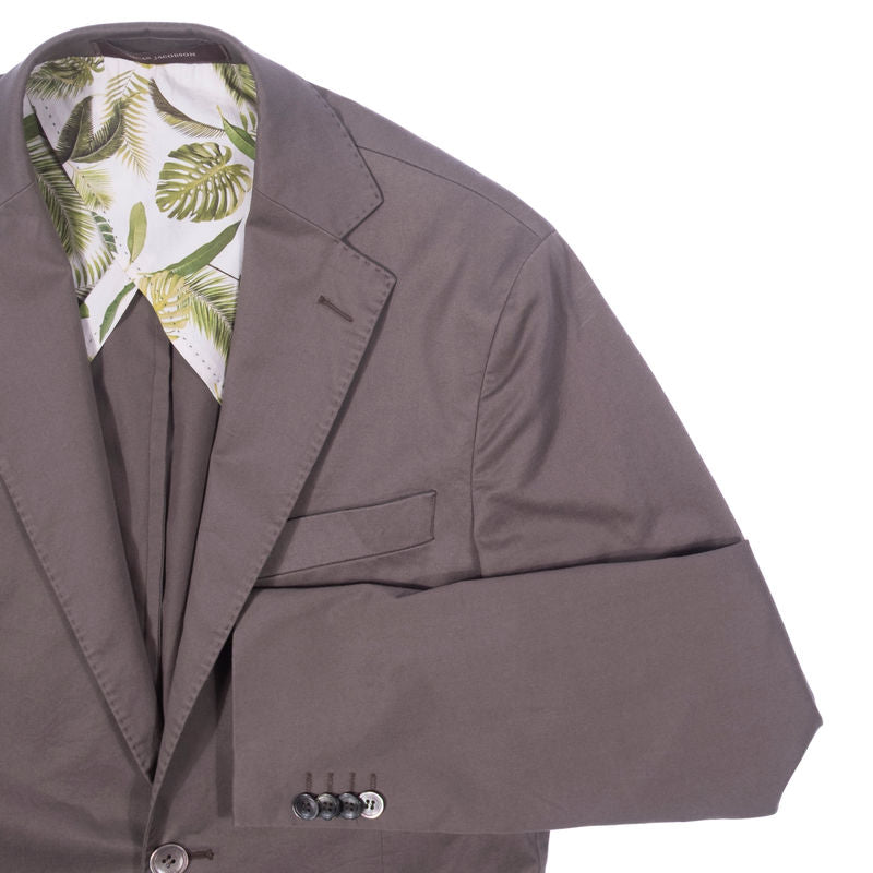 Oscar Jacobson Green Cotton Sport Coat