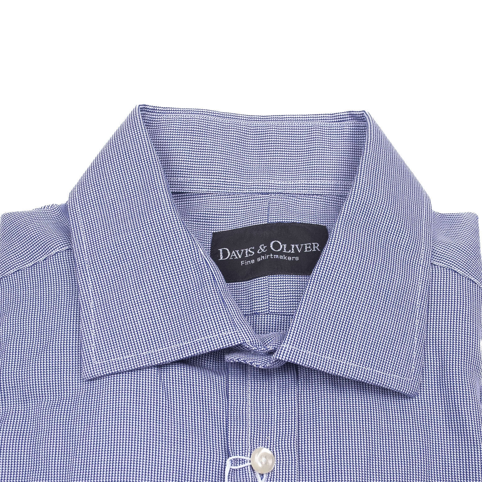 White and Blue French Cuff Shirt