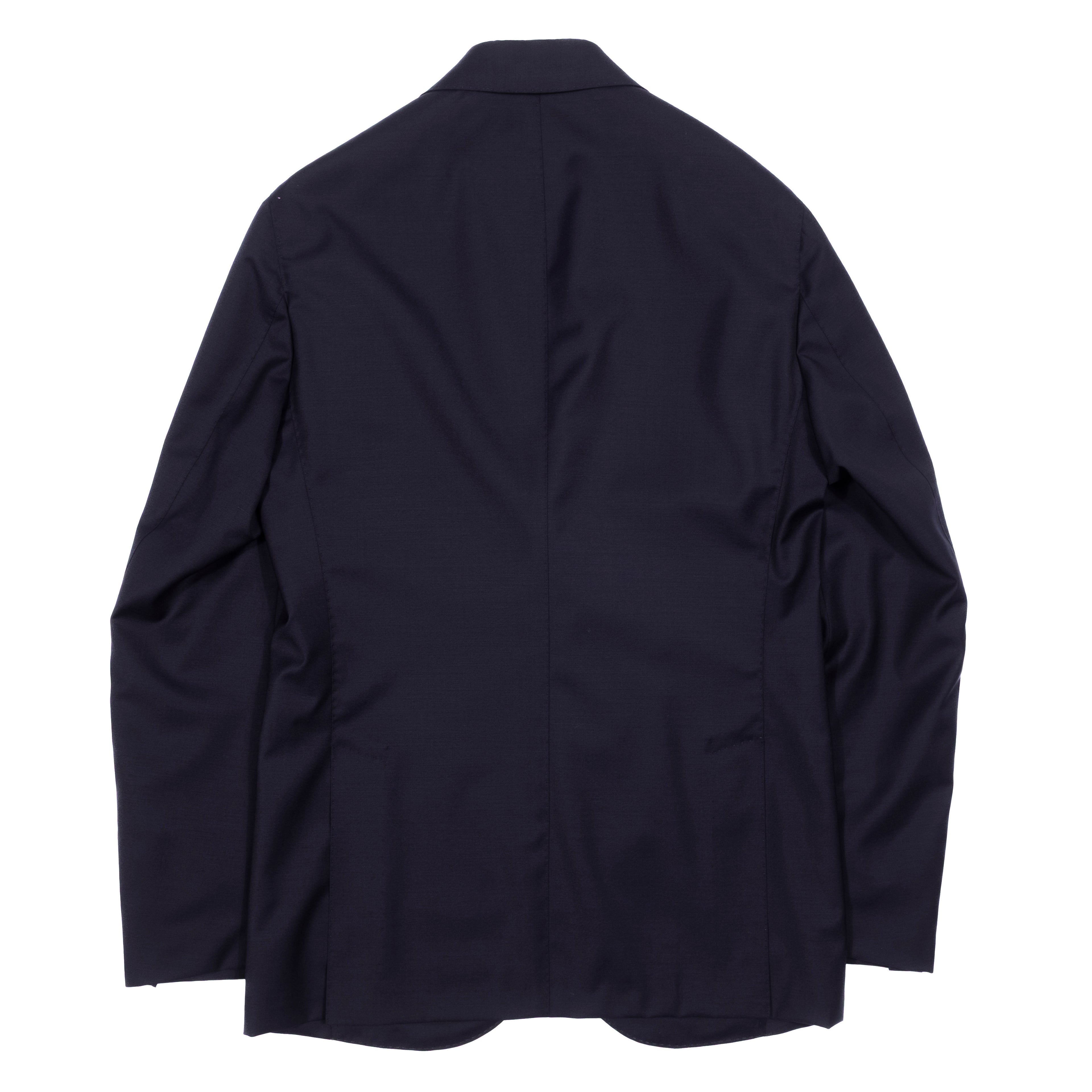 Neapolitan Hand Tailored Navy Wool Sport Coat Sz 48