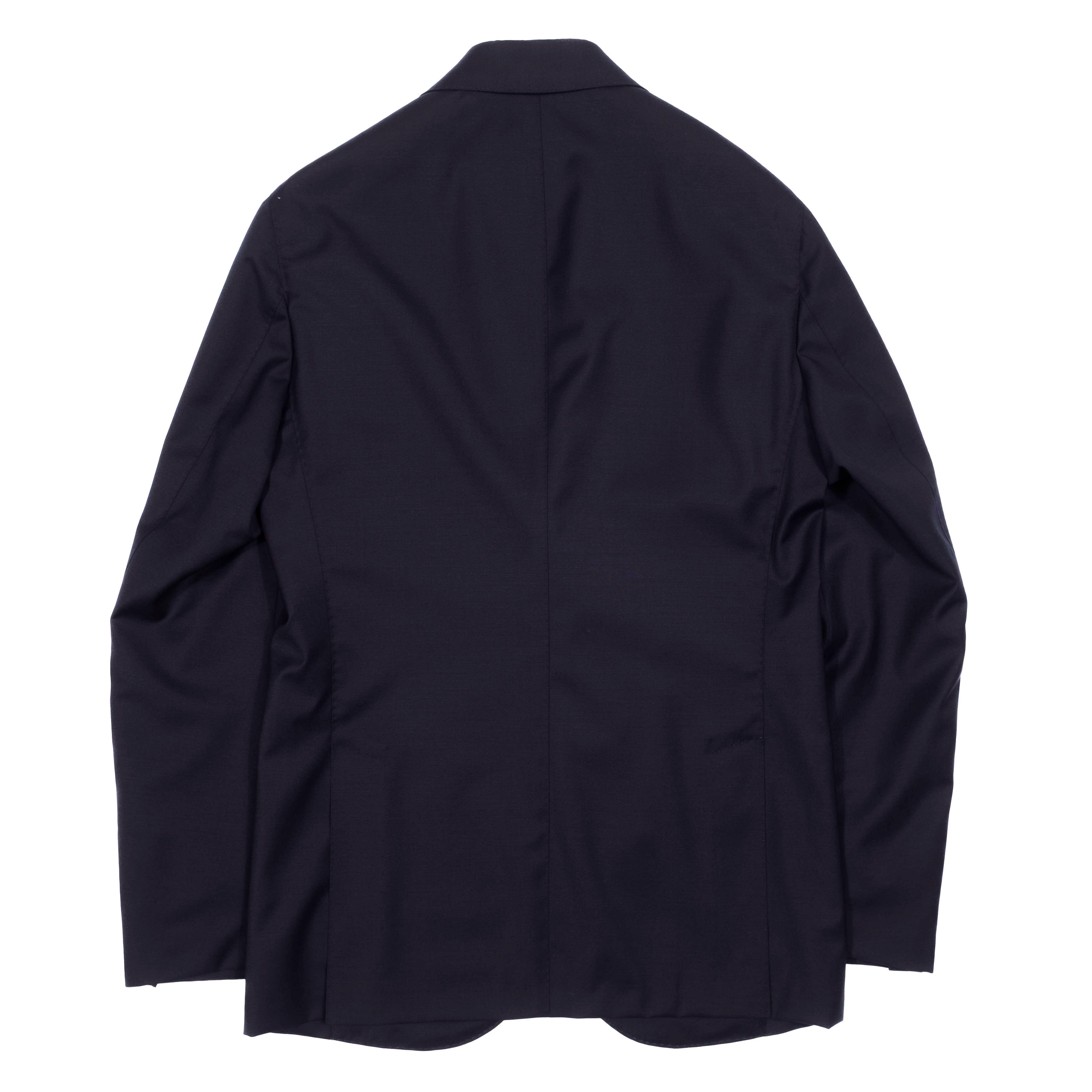 Neapolitan Hand Tailored Navy Wool Sport Coat Sz 48