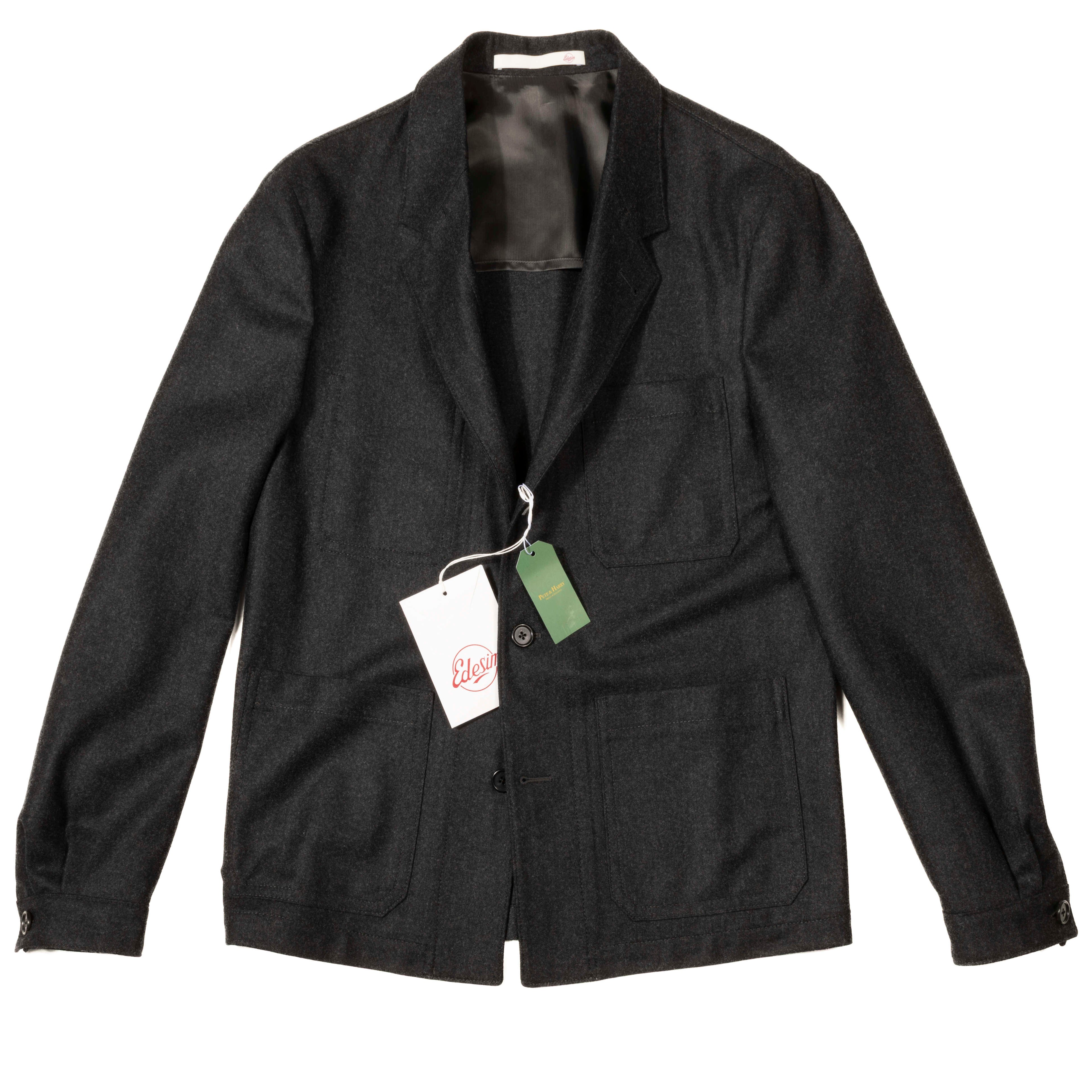 Neapolitan Hand Tailored Grey Utility Jacket