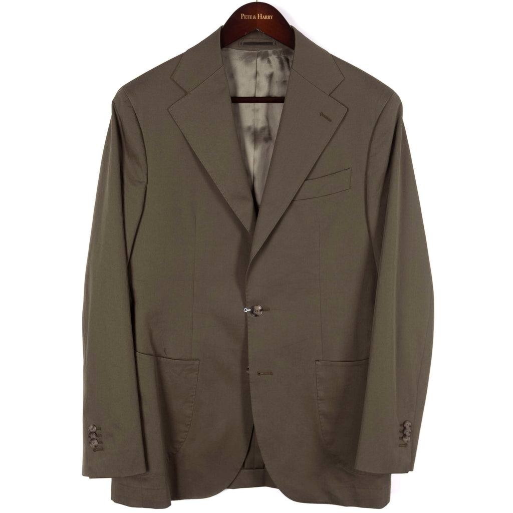 Olive Cotton Sport Coat