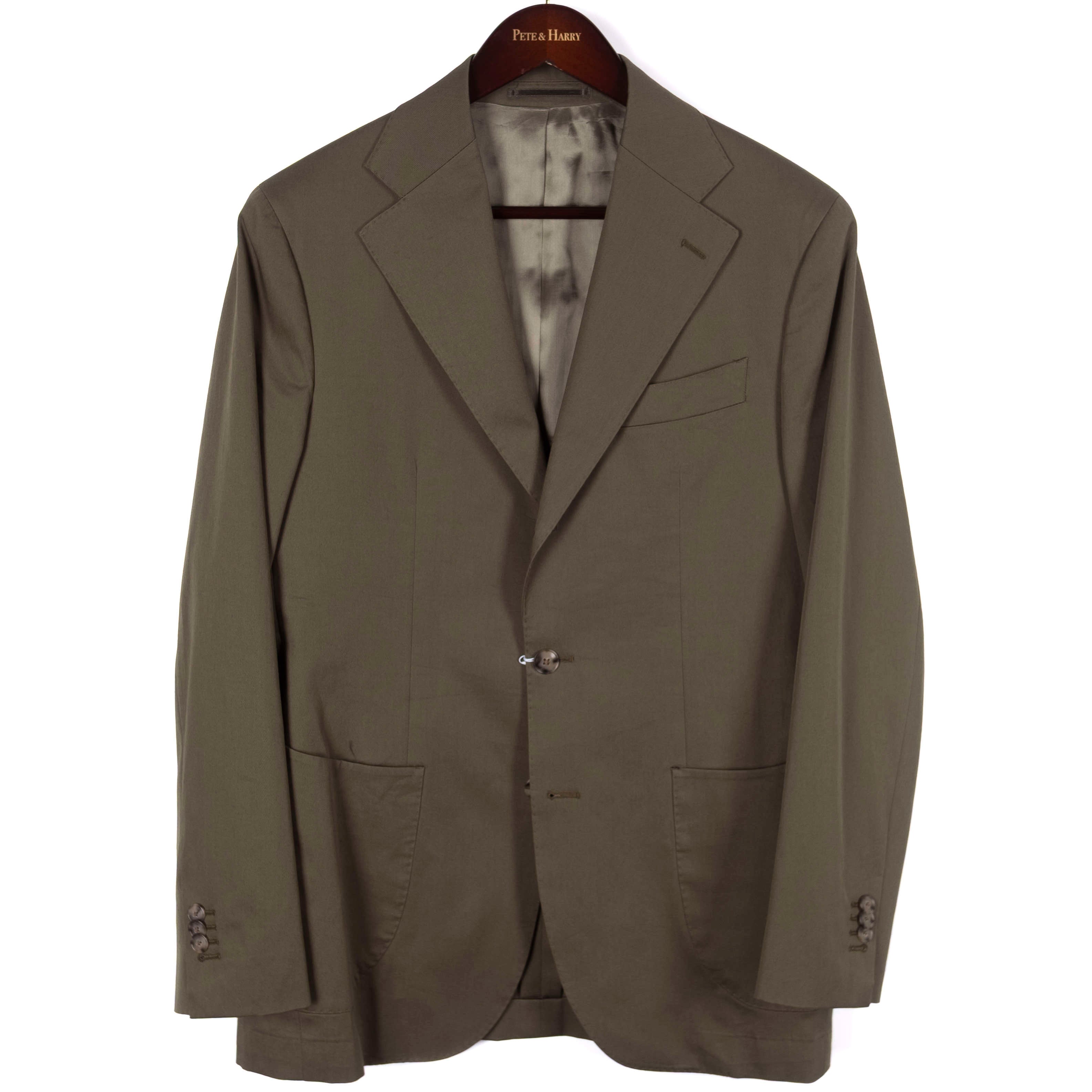 Olive Cotton Sport Coat